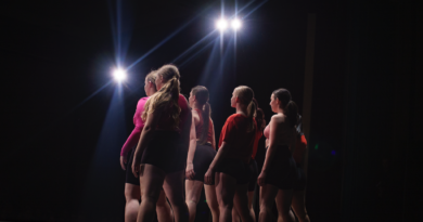 dancers on stage under the lights