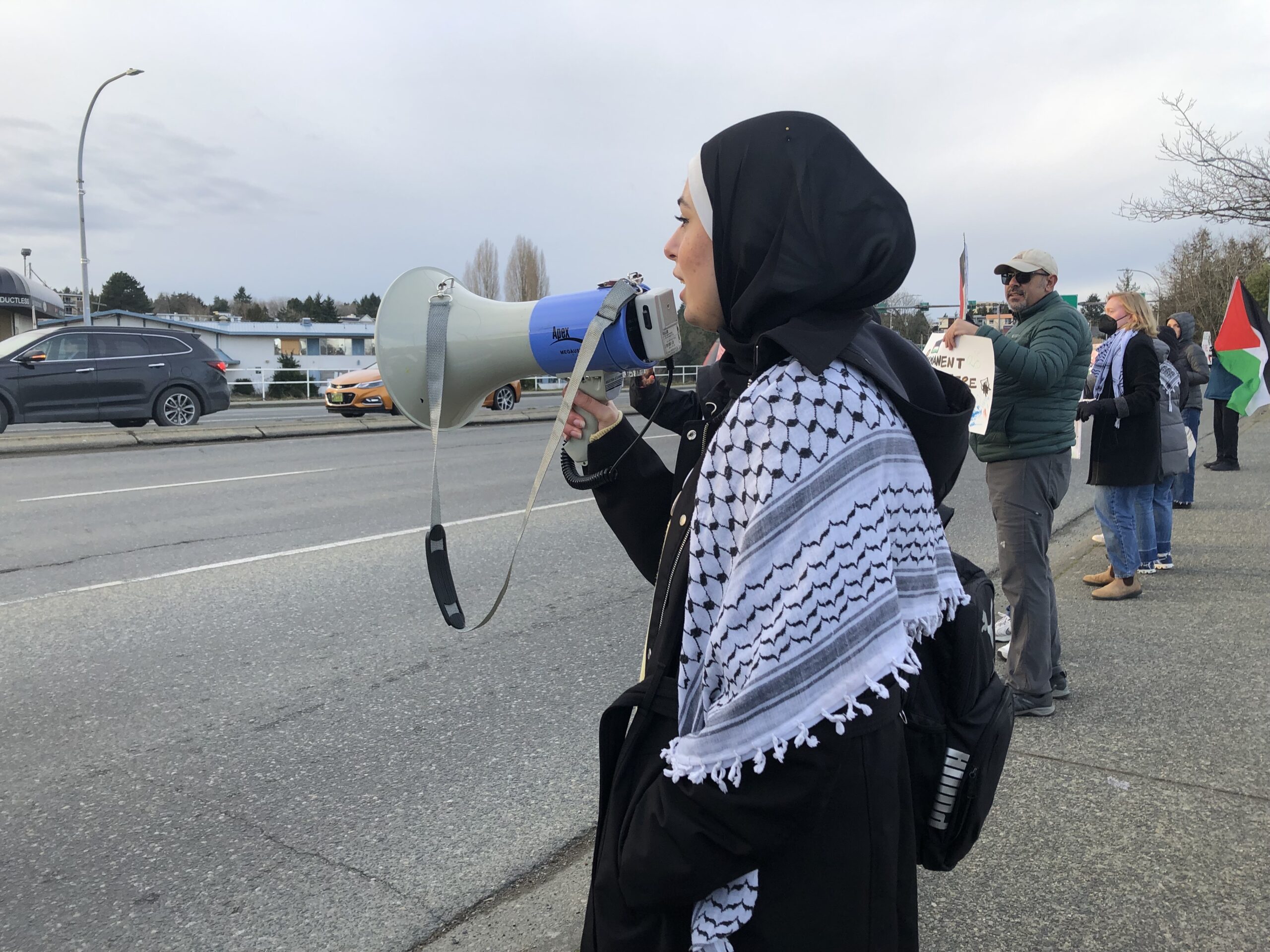 Muslim Women’s Club Protests for Palestine On and Off Campus