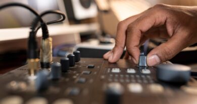 hands on sound board