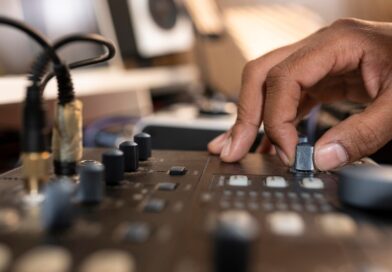 hands on sound board