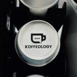 Koffeology Logo on an espresso machine