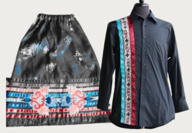 Ribbon skirt and shirt