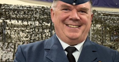 Image of a man in Canadian cadet uniform