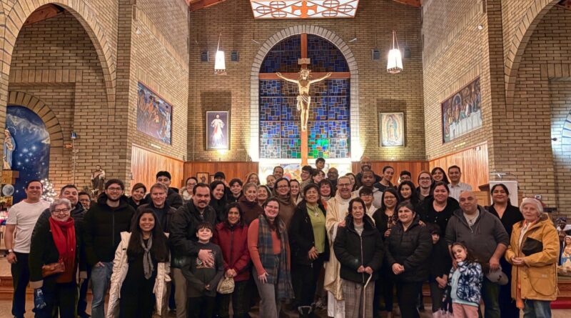 Congregation of 50 Spanish speakers attends St. Peter's first Spanish mass. Credit: Rebecca Duarte
